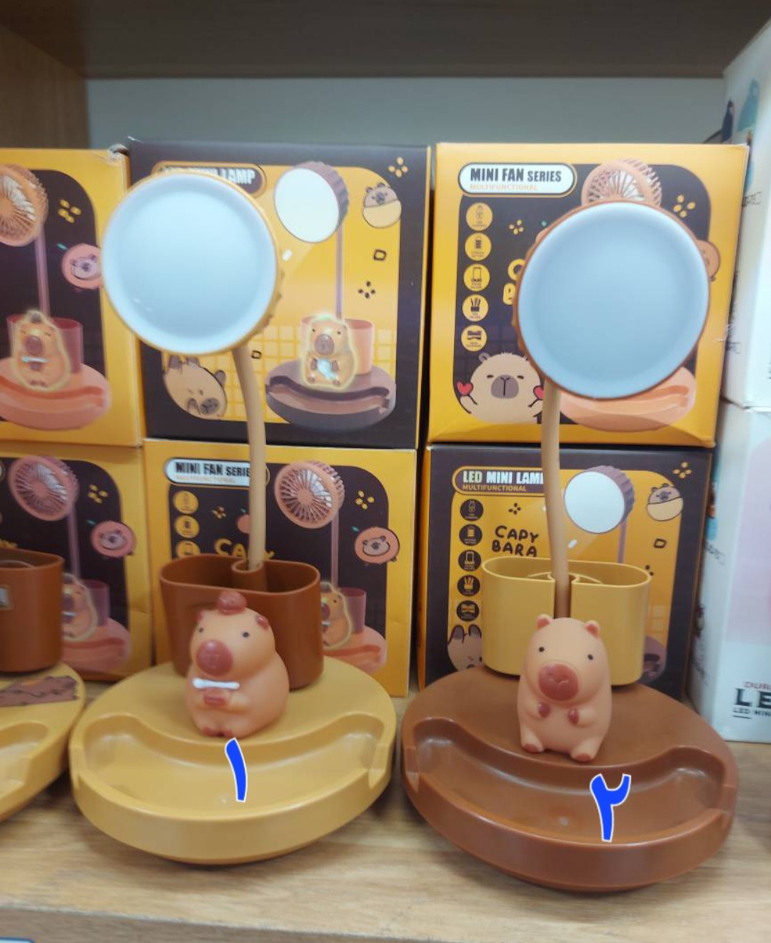 چراغ مطالعه رومیزی و جا مدادی کاپی بارا